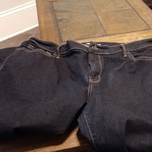 Curvy straight Old Navy jeans size 14 tall